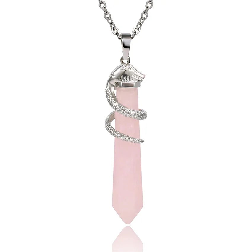 Rose quartz rose pendant - Jewelry Universe - Jewelry making