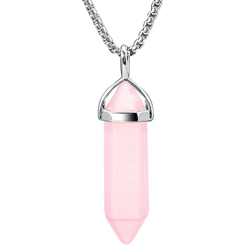 Rose quartz rose pendant - Jewelry Universe - Jewelry making
