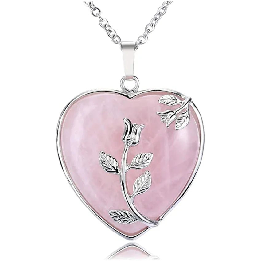 Rose quartz rose pendant - Jewelry Universe - Jewelry making