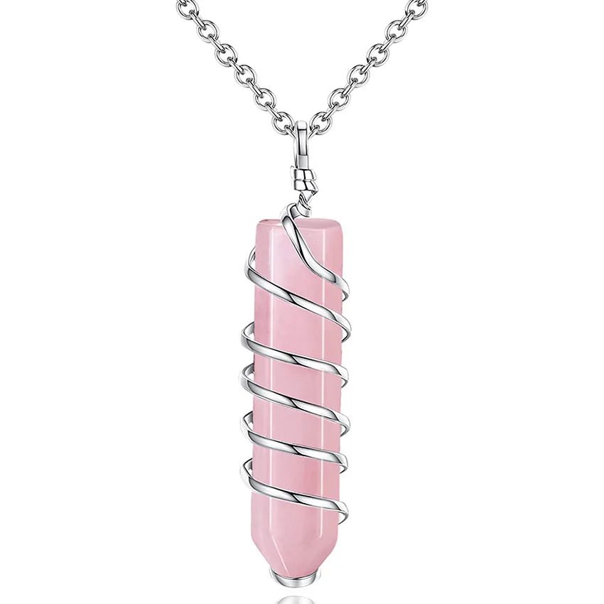 Rose quartz rose pendant - Jewelry Universe - Jewelry making