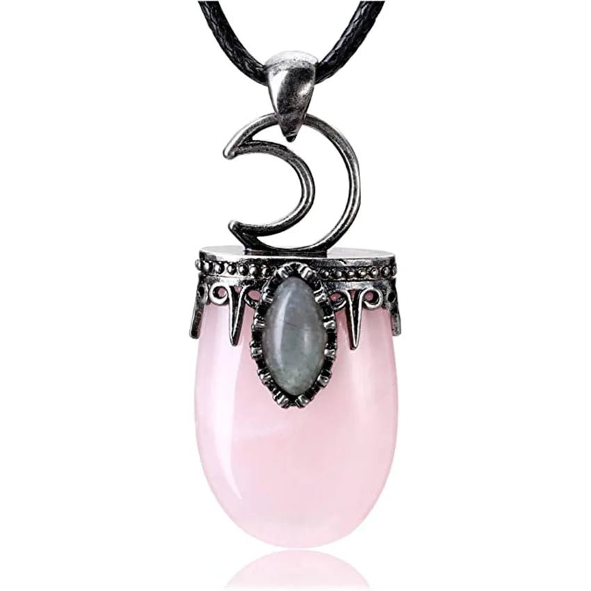 Rose quartz rose pendant - Jewelry Universe - Jewelry making