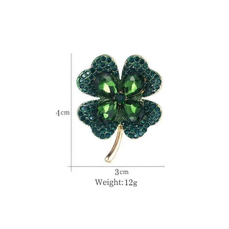 Shamrock brooch - Jewelry Universe