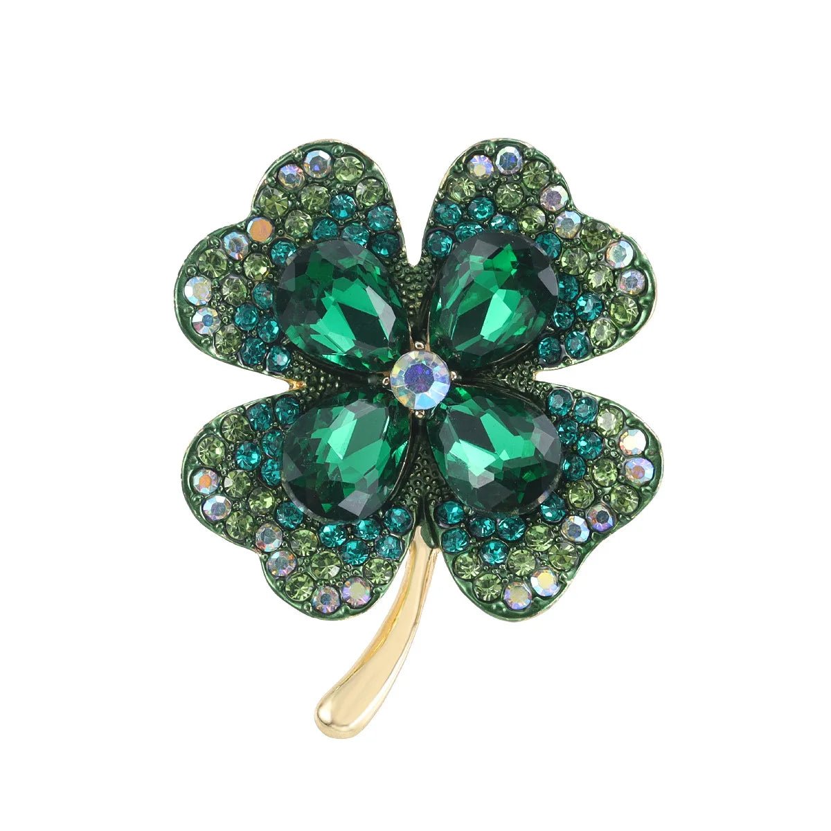Shamrock brooch - Jewelry Universe