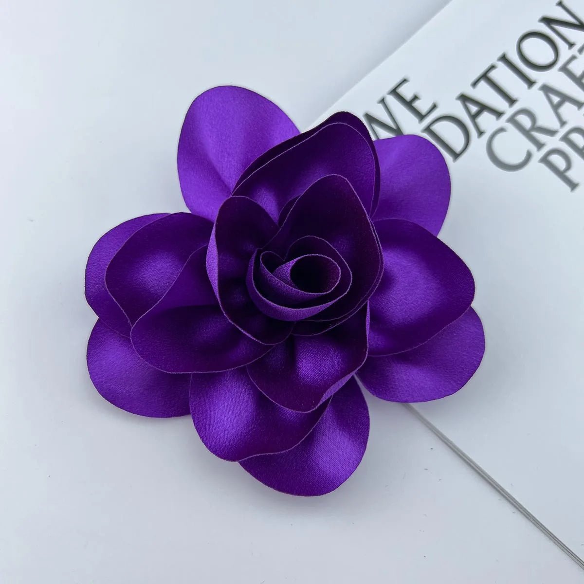 Silk flower brooch - Jewelry Universe - Jewelry making