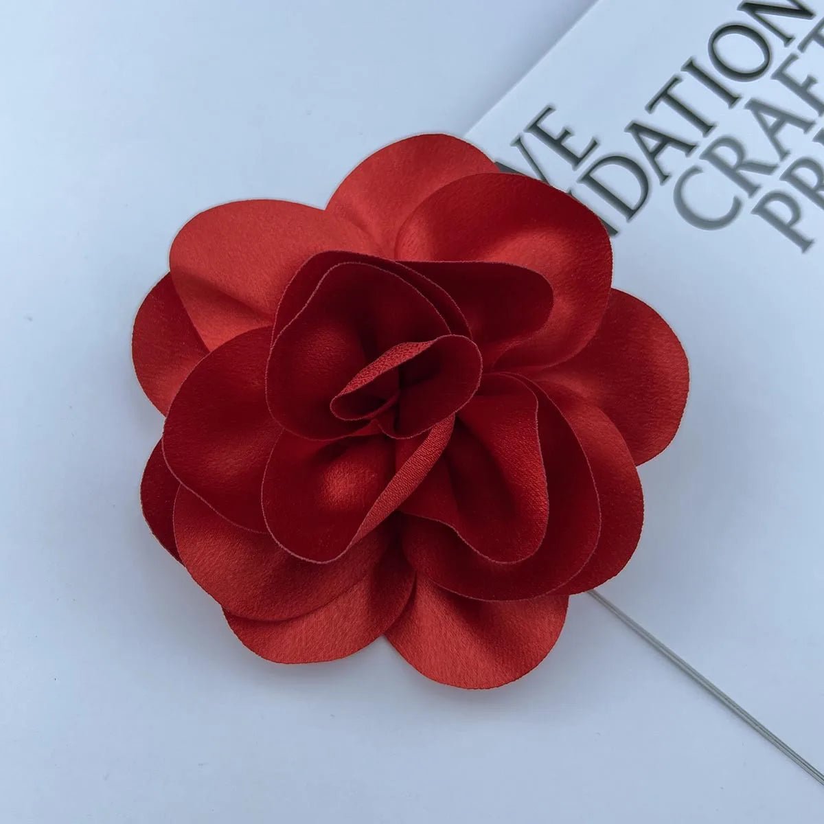 Silk flower brooch - Jewelry Universe - Jewelry making