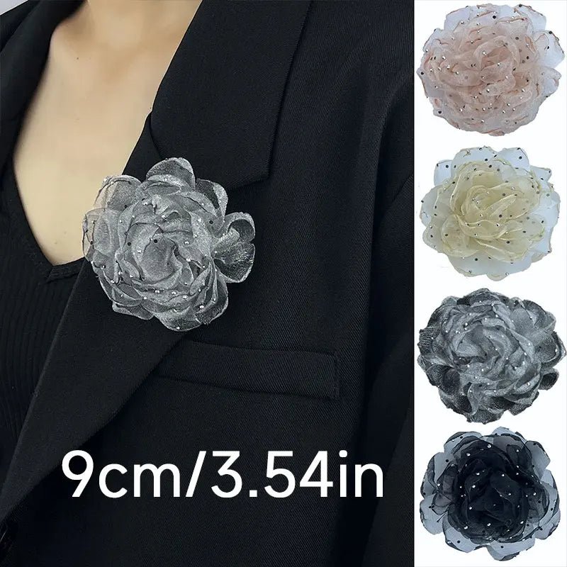 Silk flower brooch - Jewelry Universe - Jewelry making