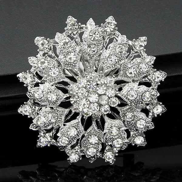 Silver brooch pin - Jewelry Universe