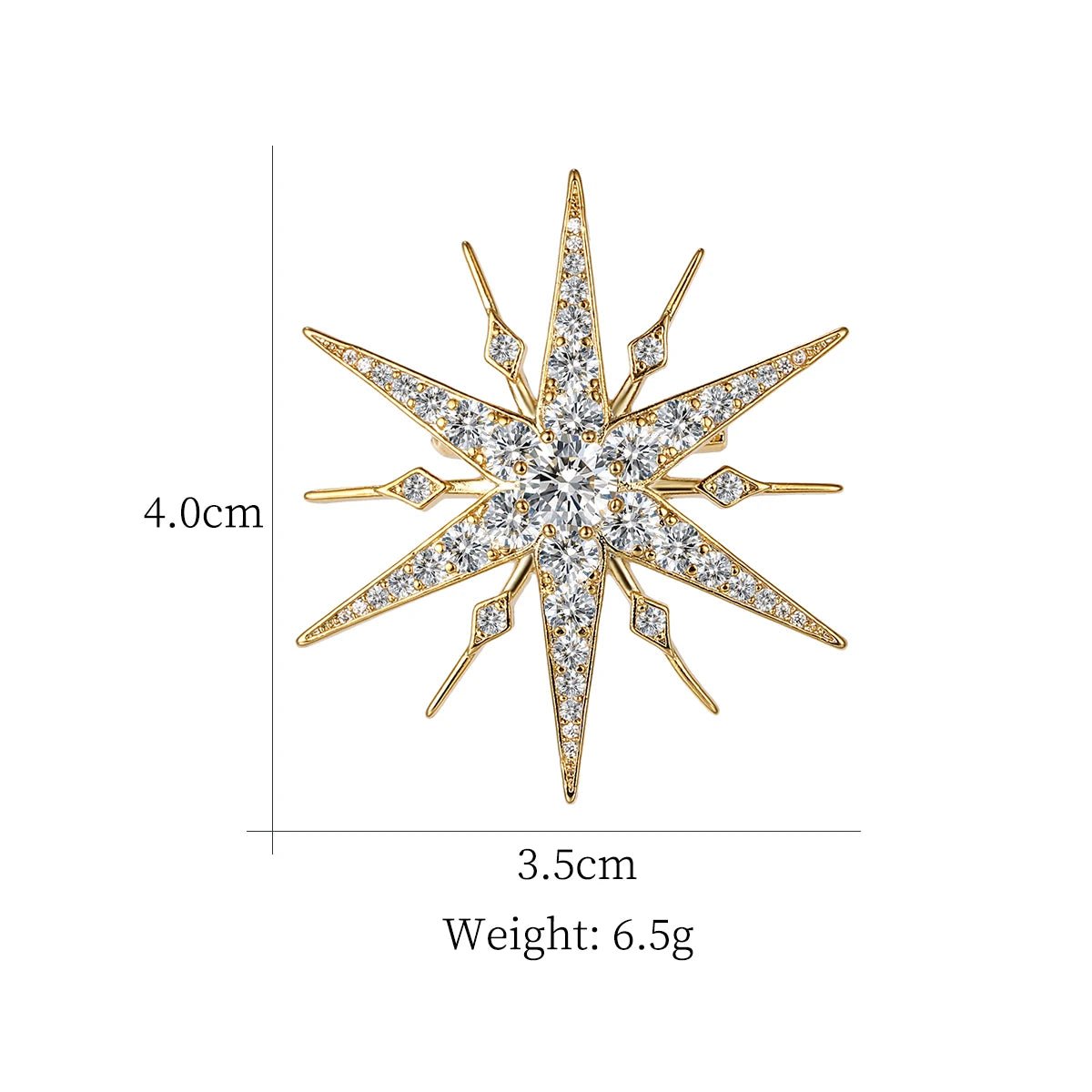 Star brooch - Jewelry Universe