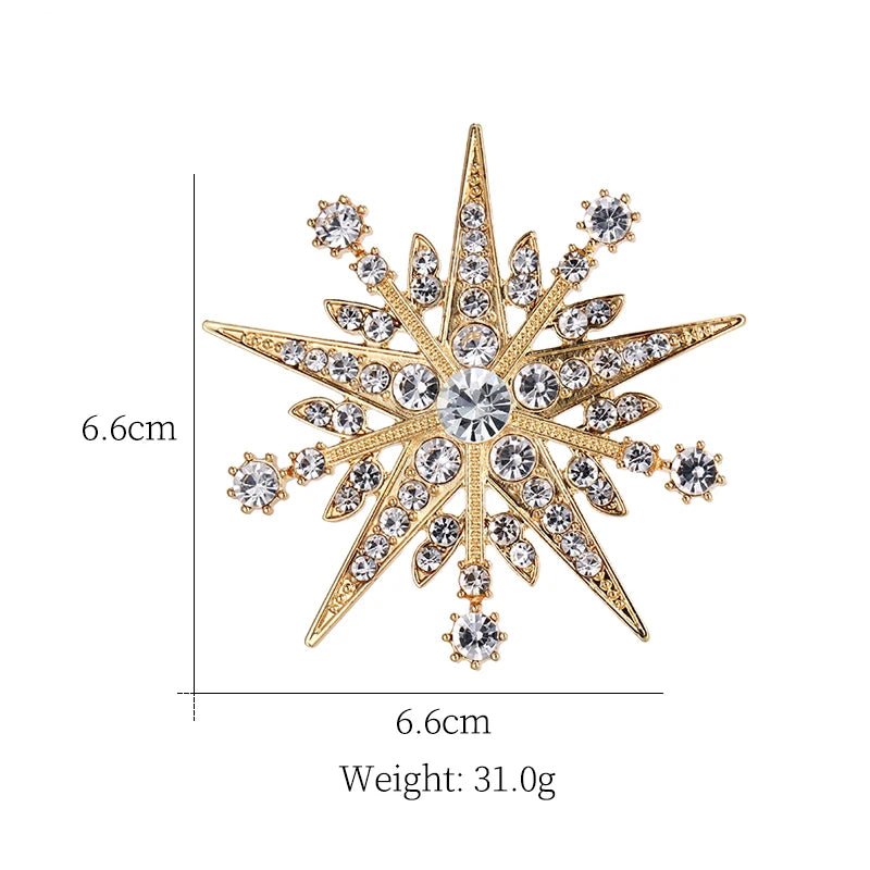 Starburst brooch - Jewelry Universe