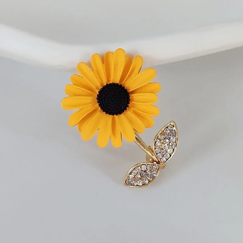 Vintage sunflower brooch - Jewelry Universe - Jewelry making
