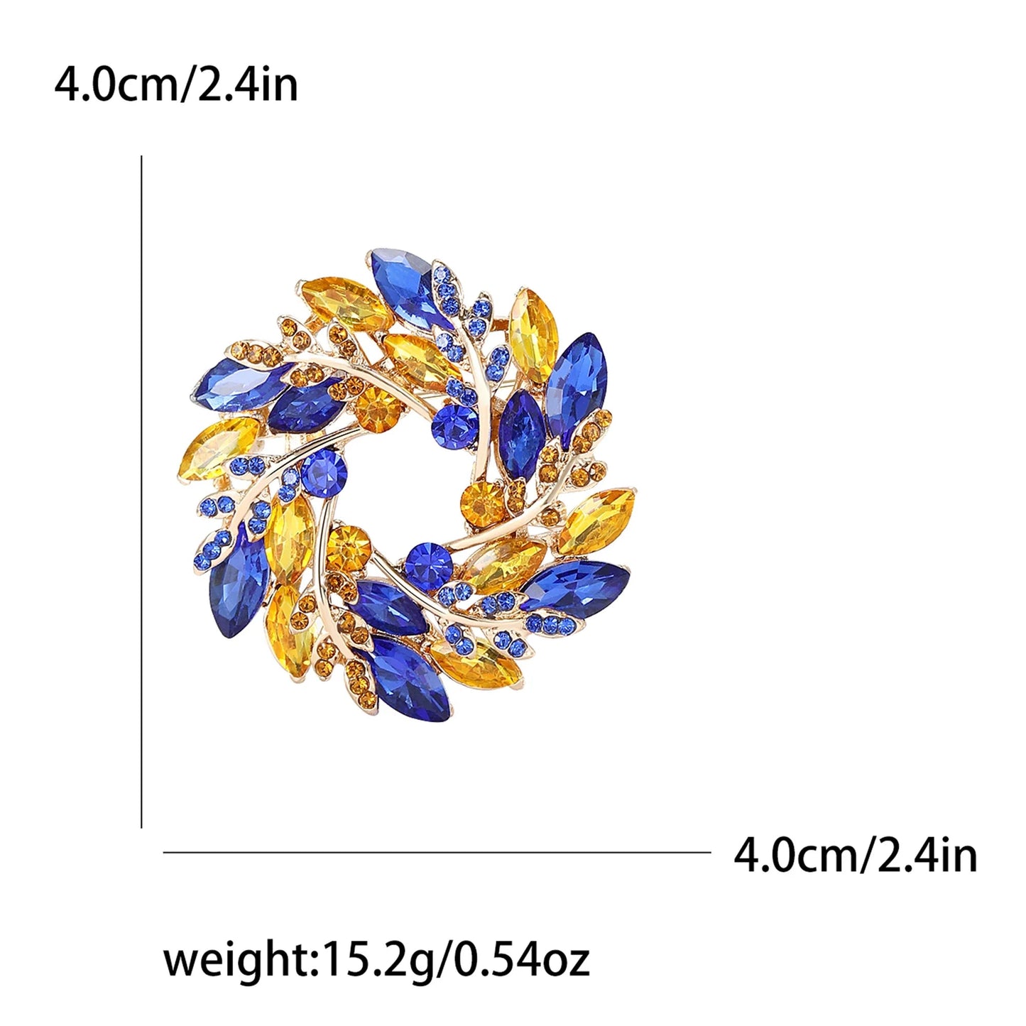Wreath brooch - Jewelry Universe