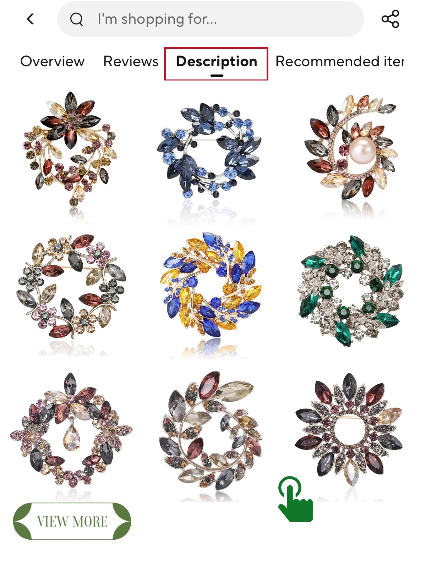 Wreath brooch - Jewelry Universe