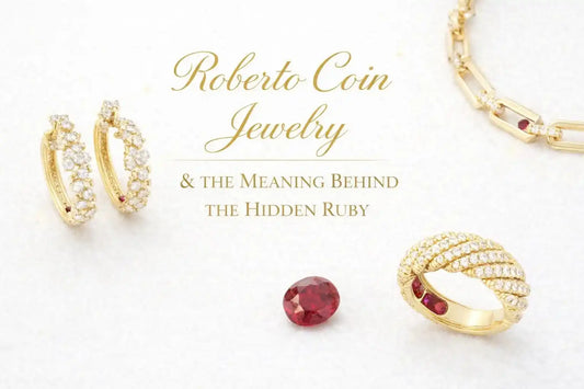 Roberto Coin jewelry and the meaning behind the hidden ruby