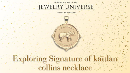 Exploring Signature of kaitlan collins necklace