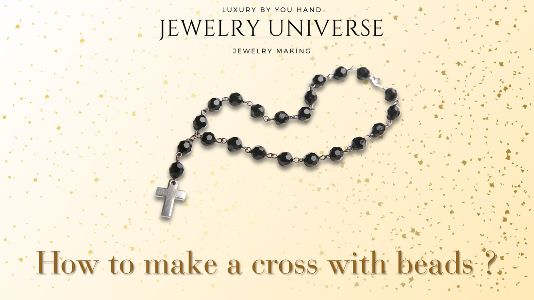 How to make a cross with beads ?