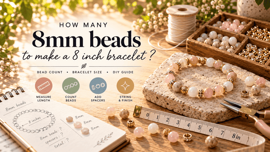 How many 8mm beads to make a 8 inch bracelet ?