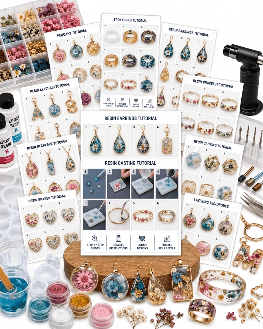 Resin jewelry making online course