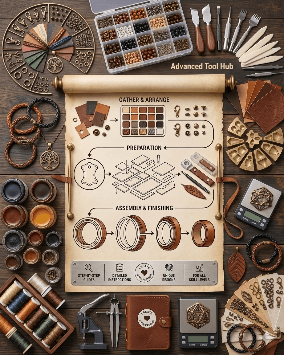 Leather jewelry course