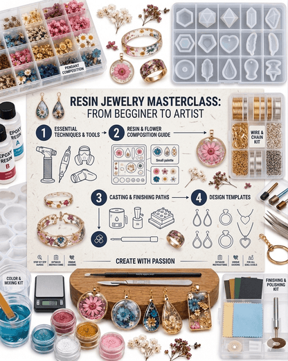 Resin jewelry making online course