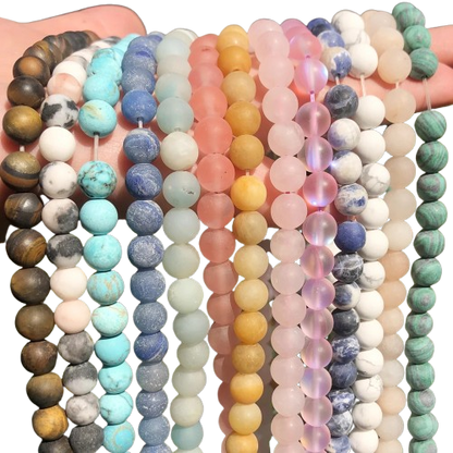 Gemstone beads for jewelry making