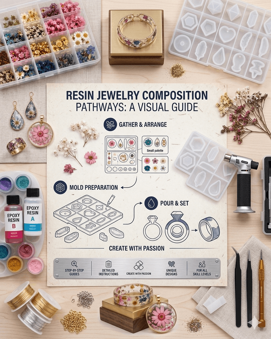 Resin jewelry making online course