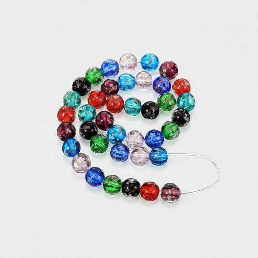 Firefly glass beads for jewelry making