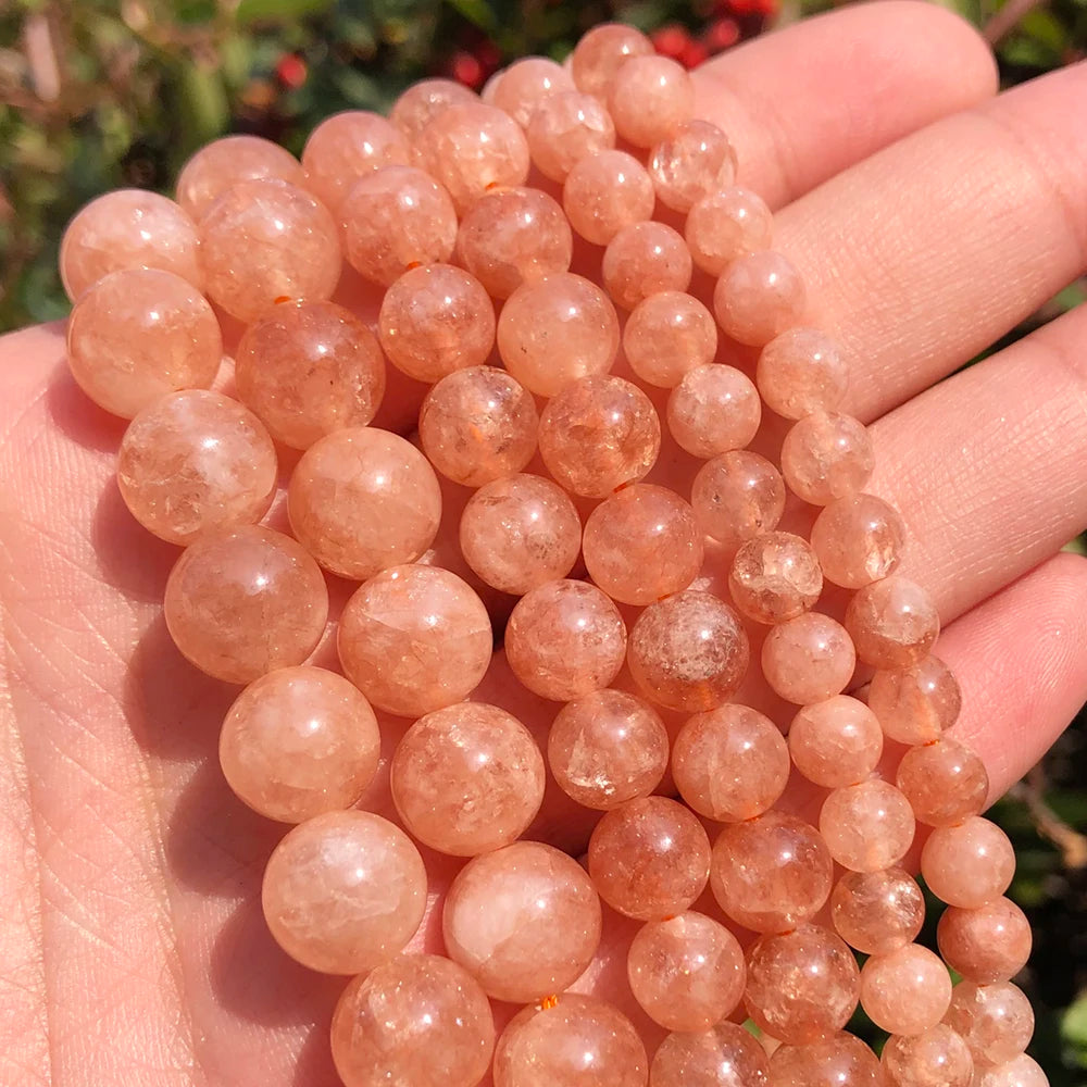 Sunstone beads