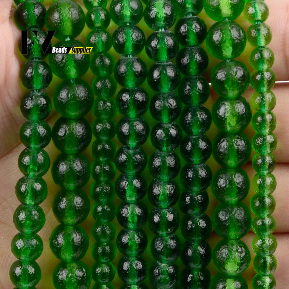 Moldavite beads