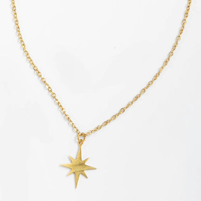 Star necklace gold