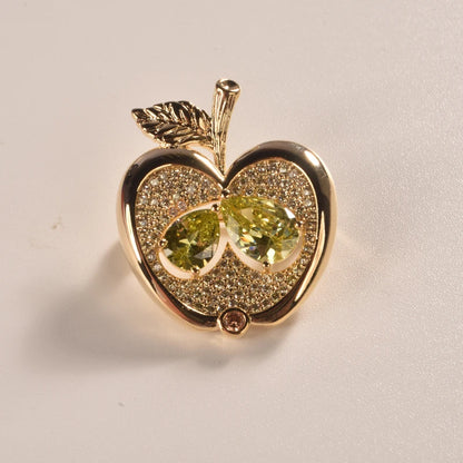 Apple brooch