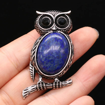 Lapis lazuli brooch