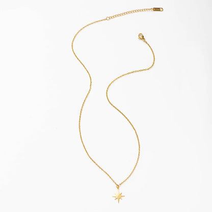 Star necklace gold