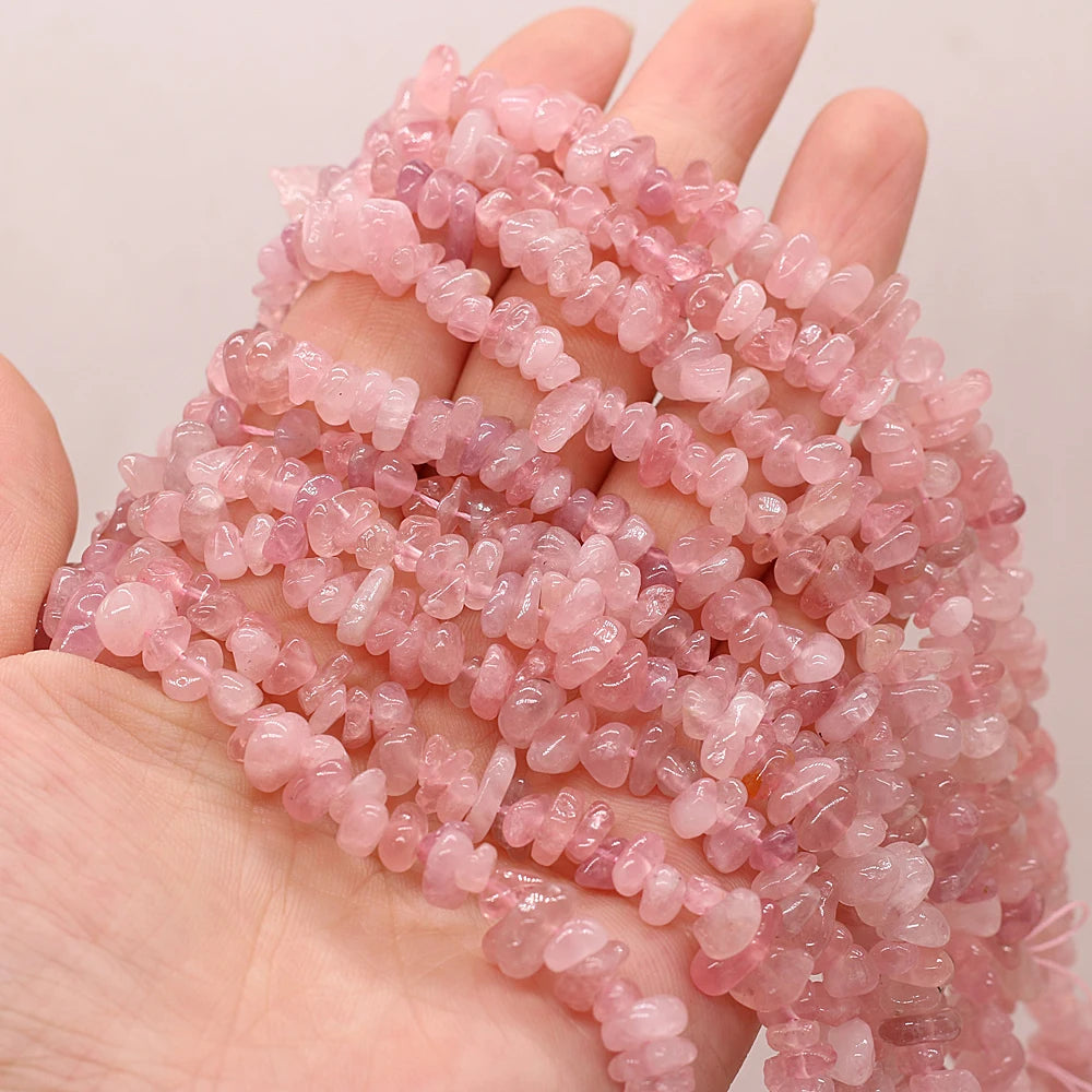 Rose quartz beads