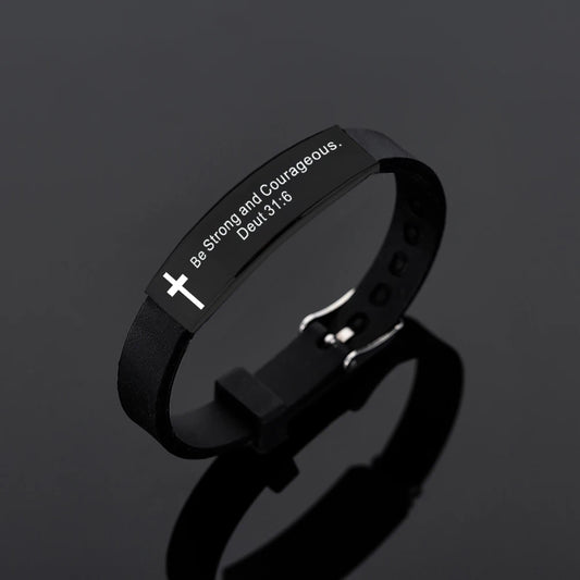 Bible quote bracelet