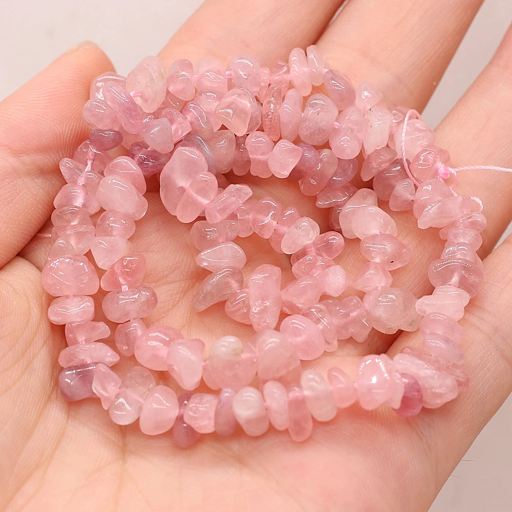 Rose quartz beads