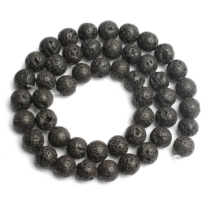 Lava rock beads