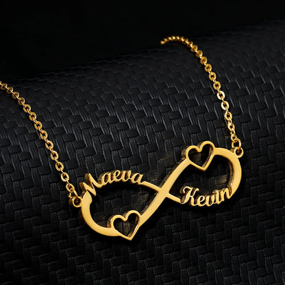 Infinity name necklace