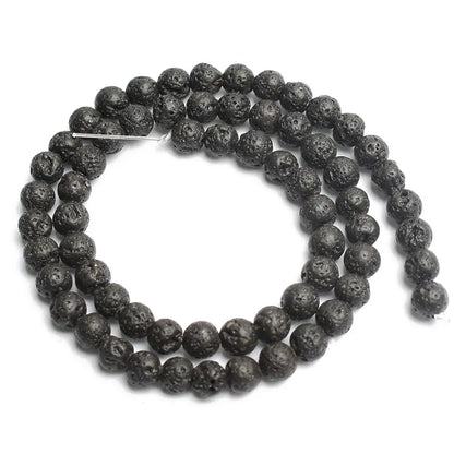 Lava rock beads