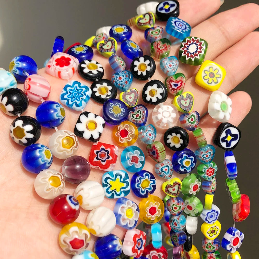 Millefiori beads