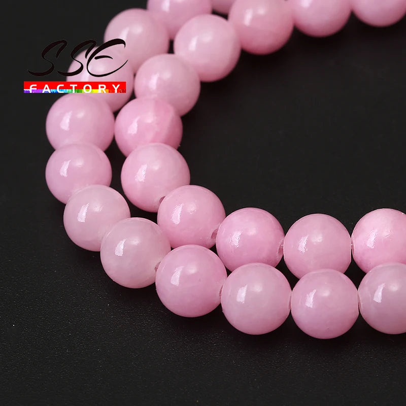 Pink beads