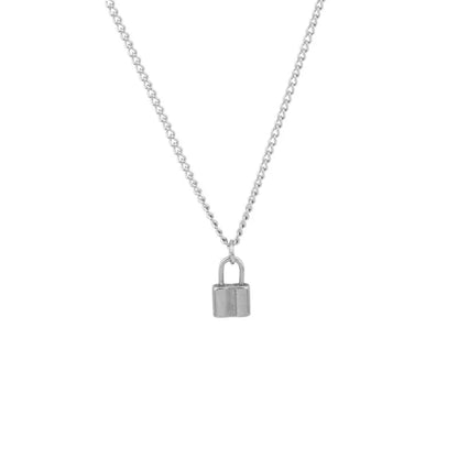 Lock chain necklace