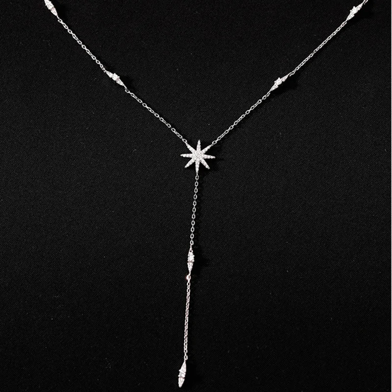 Star necklace silver