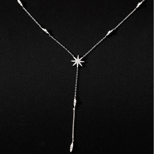 Star necklace silver