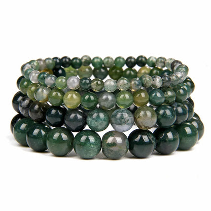 Moss agate bracelet