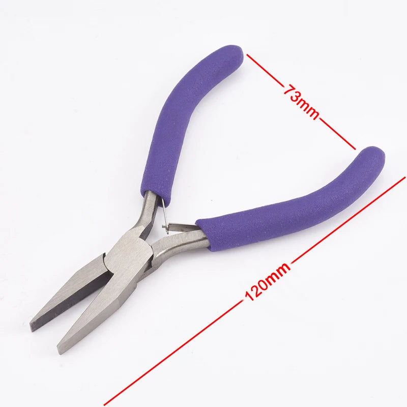 Flat nose pliers for jewelry making