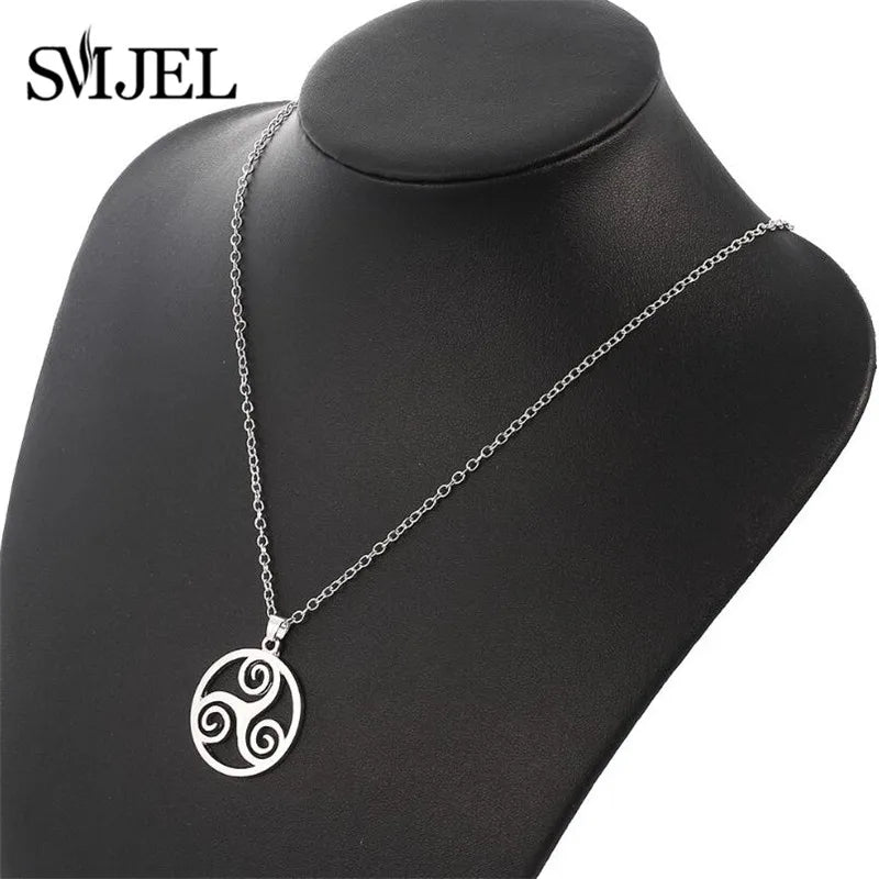 Triskelion necklace