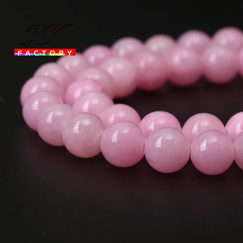 Pink beads