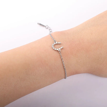 Horseshoe bracelet