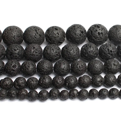 Lava rock beads