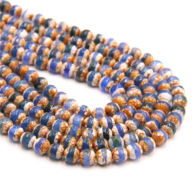 Dzi stone beads